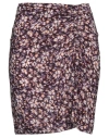 Isabel Marant Étoile Angelica Viscose Mini Skirt In Purple