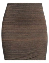Isabel Marant Étoile Marant Étoile Woman Mini Skirt Marigold Size 10 Viscose, Polyamide, Elastane In Yellow