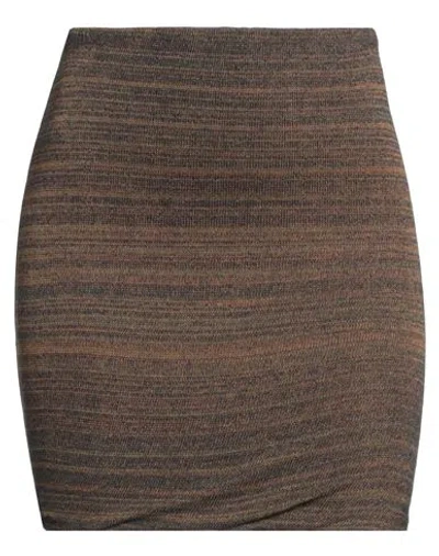 Isabel Marant Étoile Marant Étoile Woman Mini Skirt Marigold Size 10 Viscose, Polyamide, Elastane In Yellow