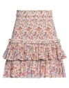 Isabel Marant Étoile Marant Étoile Woman Mini Skirt Orange Size 10 Cotton
