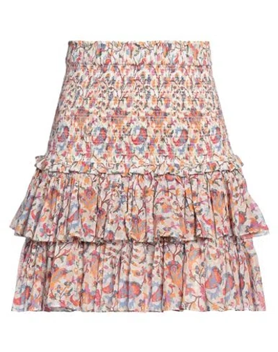 Marant Etoile Marant Étoile Woman Mini Skirt Orange Size 6 Cotton