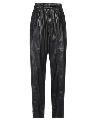 ISABEL MARANT ÉTOILE MARANT ÉTOILE WOMAN PANTS BLACK SIZE 8 POLYESTER, POLYURETHANE