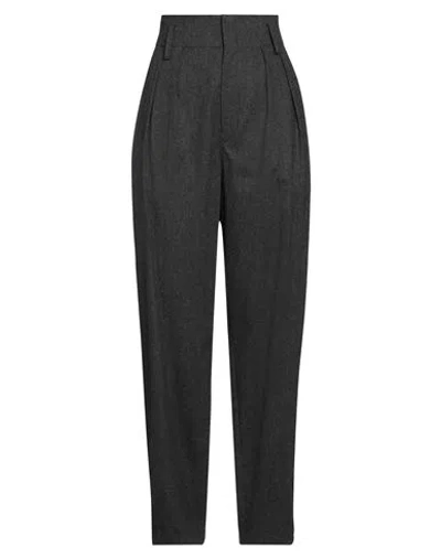 Isabel Marant Étoile Marant Étoile Woman Pants Lead Size 6 Viscose, Polyester, Wool, Elastane In Grey