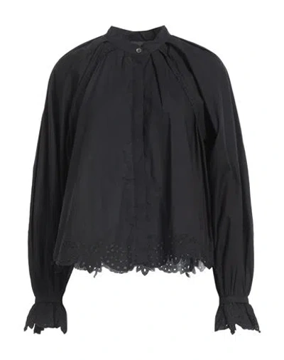 Isabel Marant Étoile Marant Étoile Woman Shirt Black Size 6 Cotton, Polyester
