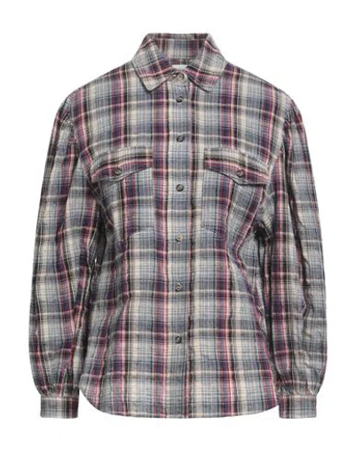 Isabel Marant Étoile Marant Étoile Woman Shirt Blue Size 10 Cotton, Linen