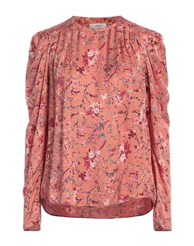 Isabel Marant Étoile Marant Étoile Woman Shirt Coral Size 6 Silk In Red