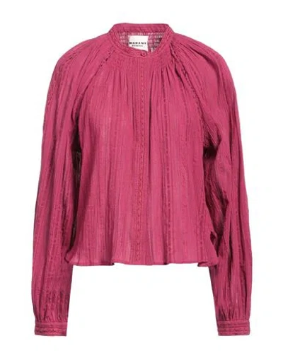 Marant Etoile Marant Étoile Woman Shirt Garnet Size 8 Cotton, Viscose In Red