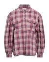 Isabel Marant Étoile Marant Étoile Woman Shirt Purple Size 2 Cotton, Linen