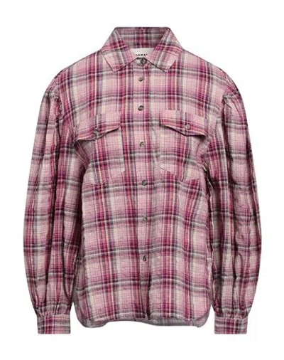 Isabel Marant Étoile Marant Étoile Woman Shirt Purple Size 2 Cotton, Linen