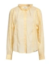 Isabel Marant Étoile Terzali Floral-embroidered Blouse In Yellow