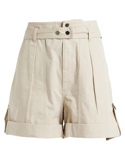 Isabel Marant Étoile Marant Étoile Woman Shorts & Bermuda Shorts Beige Size 6 Cotton