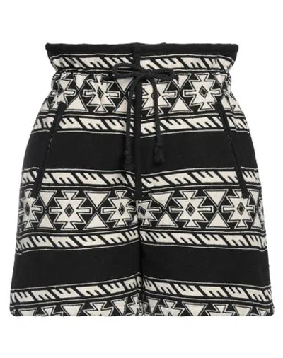 Marant Etoile Marant Étoile Woman Shorts & Bermuda Shorts Black Size 6 Cotton, Polyester