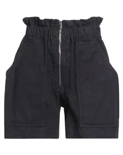 Isabel Marant Étoile Marant Étoile Woman Shorts & Bermuda Shorts Dark Purple Size 2 Linen, Cotton, Elastane