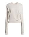 Isabel Marant Étoile Marant Étoile Woman Sweatshirt Beige Size 0 Viscose, Cotton, Linen