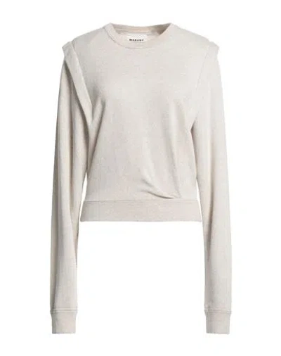 Isabel Marant Étoile Marant Étoile Woman Sweatshirt Beige Size 0 Viscose, Cotton, Linen In Beige