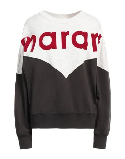 Isabel Marant Étoile Marant Étoile Woman Sweatshirt Light Grey Size 4 Cotton, Polyester In Grey