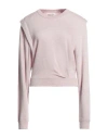 Isabel Marant Étoile Marant Étoile Woman Sweatshirt Pink Size 12 Viscose, Cotton, Linen