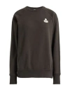 Isabel Marant Étoile Marant Étoile Woman Sweatshirt Charcoal Size 4 Cotton, Polyester In Grey