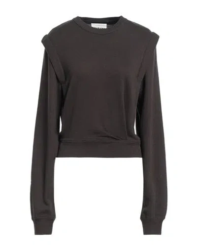Isabel Marant Étoile Marant Étoile Woman Sweatshirt Charcoal Size 10 Viscose, Cotton, Linen In Grey