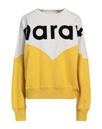 Isabel Marant Étoile Marant Étoile Woman Sweatshirt Yellow Size 6 Cotton, Polyester