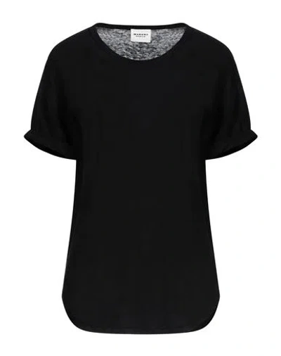 Marant Etoile Marant Étoile Woman T-shirt Black Size M Linen