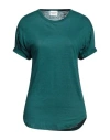 Isabel Marant Étoile Marant Étoile Woman T-shirt Emerald Green Size Xs Linen
