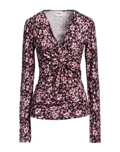 ISABEL MARANT ÉTOILE MARANT ÉTOILE WOMAN T-SHIRT FUCHSIA SIZE 4 VISCOSE, ELASTANE
