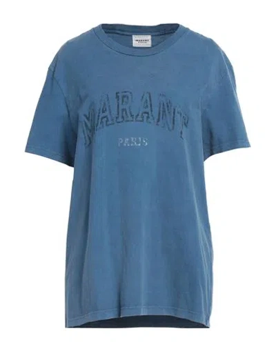 Marant Etoile Marant Étoile Woman T-shirt Slate Blue Size M Cotton