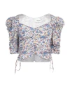 Isabel Marant Étoile Isabel Marant Etoile Organic Cotton 'galaor' Top In Blue