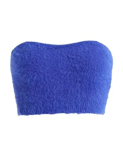 Isabel Marant Étoile Marant Étoile Woman Top Bright Blue Size 4 Polyamide