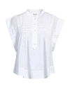Isabel Marant Étoile Marant Étoile Woman Top Ivory Size 4 Cotton In White