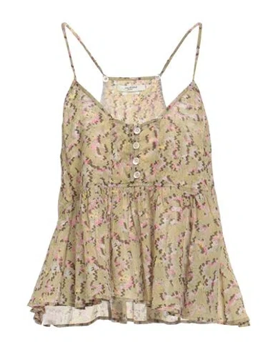 Isabel Marant Étoile Marant Étoile Woman Top Sage Green Size 8 Cotton