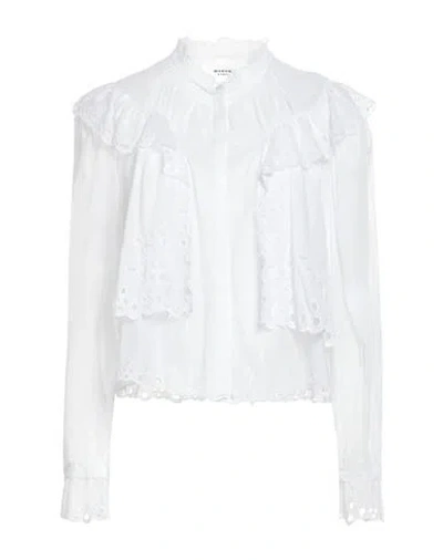 Marant Etoile Marant Étoile Woman Top White Size 8 Cotton, Polyester