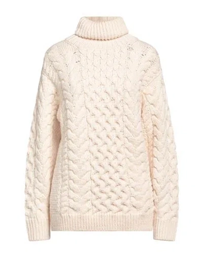 Marant Etoile Marant Étoile Woman Turtleneck Ivory Size 6 Acrylic, Virgin Wool, Polyamide In White