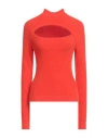 Isabel Marant Étoile Marant Étoile Woman Turtleneck Orange Size 8 Polyamide In Orange