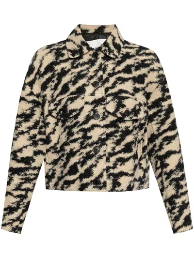 ISABEL MARANT ÉTOILE FERIDA ZEBRA-PRINT COAT