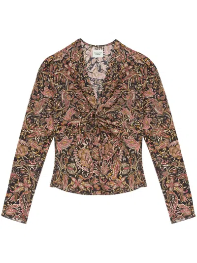 Isabel Marant Étoile Zekia Blouse In Black