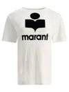 Isabel Marant Étoile Zewel Logo Tee-shirt In Bianco
