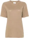 Isabel Marant Étoile Zewel T-shirt In Brown