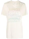 Isabel Marant Étoile Isabel Marant Etoile Zoeline T Shirt With Logo Print In Multicolor