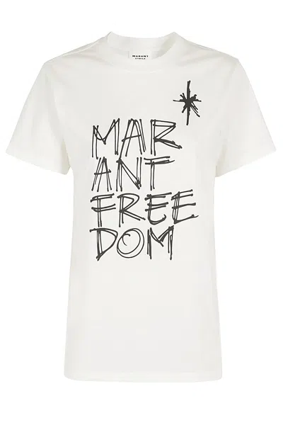 Isabel Marant Étoile Zoeline T-shirt In White