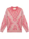 Isabel Marant Fabo Jumper In Pink