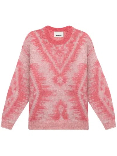 Isabel Marant Fabo Jumper In Pink