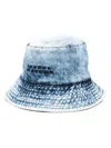 Isabel Marant Giorgia Denim Bucket Hat In Blue