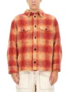 Isabel Marant Kevron Checked Flannel Shirt Jacket