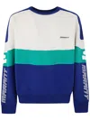 Isabel Marant Kivin Colour-block Sweatshirt In Blue