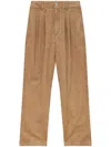 Isabel Marant Belt Loop Track Pants In Brown