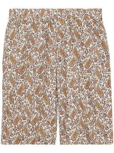 Isabel Marant Layan Shorts In Neutrals
