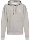 MARANT MATTE LOGO-EMBROIDERED HOODIE