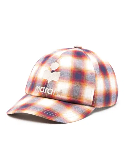 Isabel Marant Logo-embroidered Cap In Mird